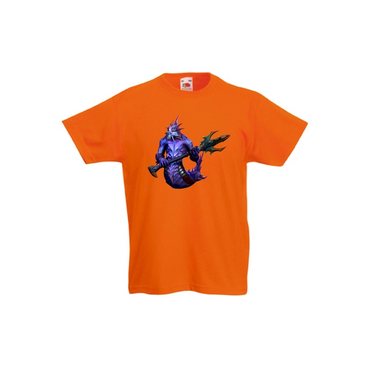 Детска Тениска DOTA 2 подарък геймър gamer gamer girl RPG MOBA Blizzard Steam Slardar, Оранжев