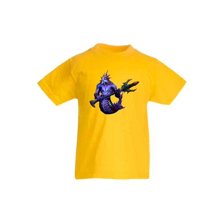 Детска Тениска DOTA 2 подарък геймър gamer gamer girl RPG MOBA Blizzard Steam Slardar, Жълт