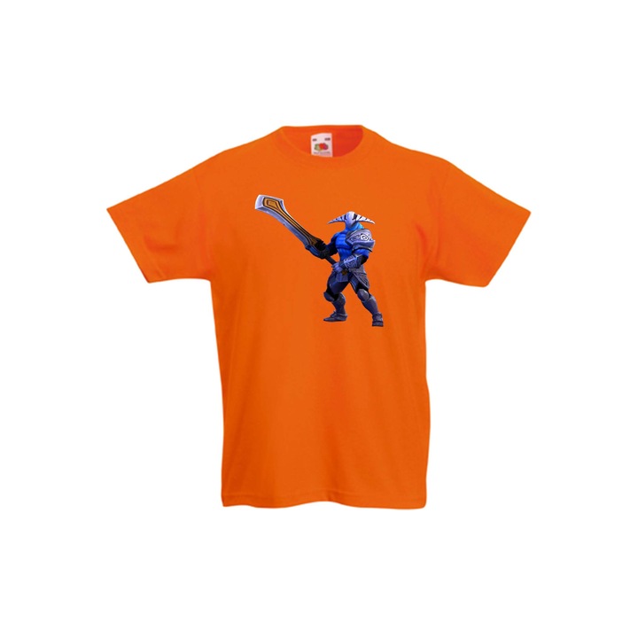 Детска Тениска DOTA 2 подарък геймър gamer gamer girl RPG MOBA Blizzard Steam Sven, Оранжев