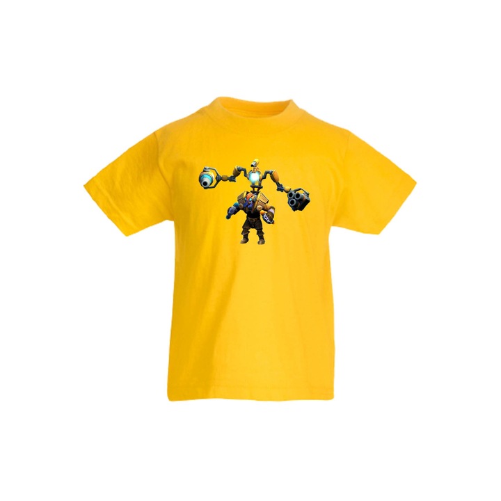 Детска Тениска DOTA 2 подарък геймър gamer gamer girl RPG MOBA Blizzard Steam Tinker, Жълт