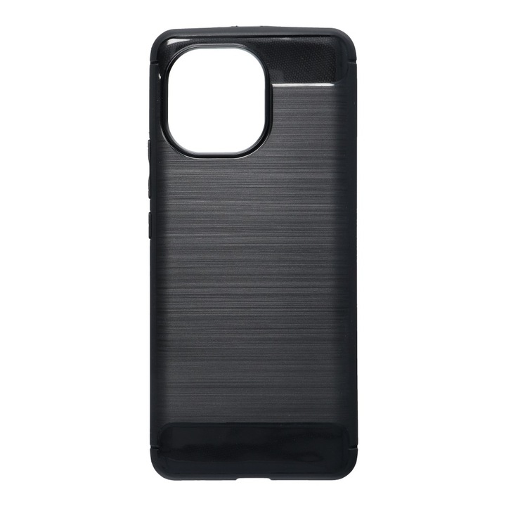 Forcell Carbon szilikon hátlapvédő telefontok, karbon mintás - Xiaomi Mi 11 Lite 5G / Mi 11 Lite LTE ( 4G ), Fekete