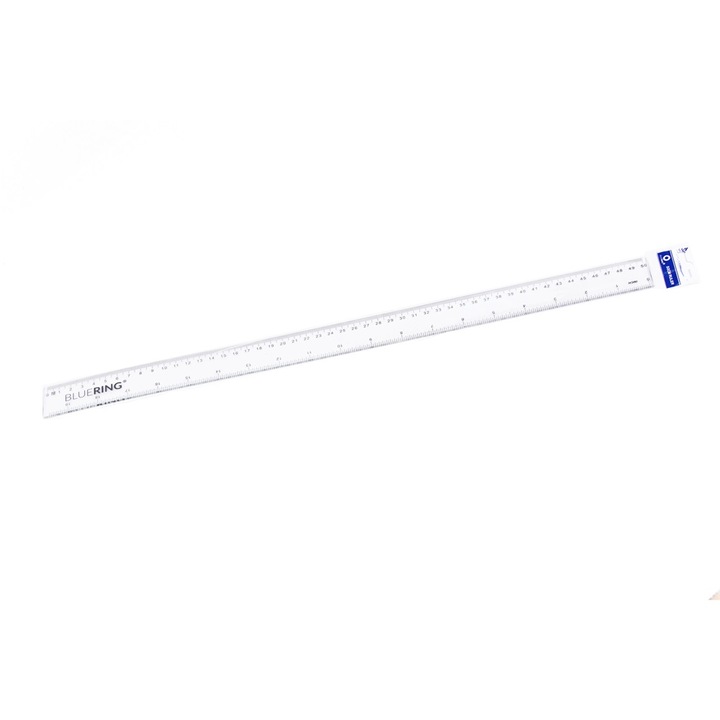 Rigla 50 cm, plastic Bluering®