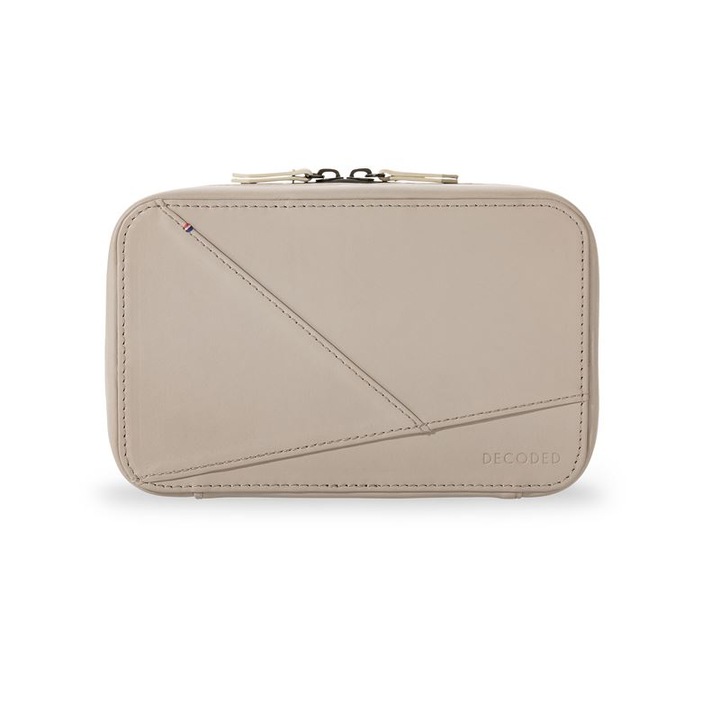 Husa din piele naturala Decoded Accessory Bag Clay