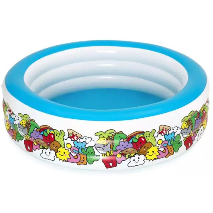Надуваем басейн Bestway, Character Play Pool, 1.96 м x H53 см