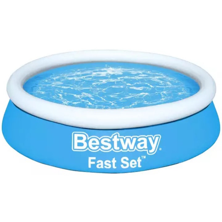 Надуваем басейн Bestway Fast Set, 1.83 м x 51 см