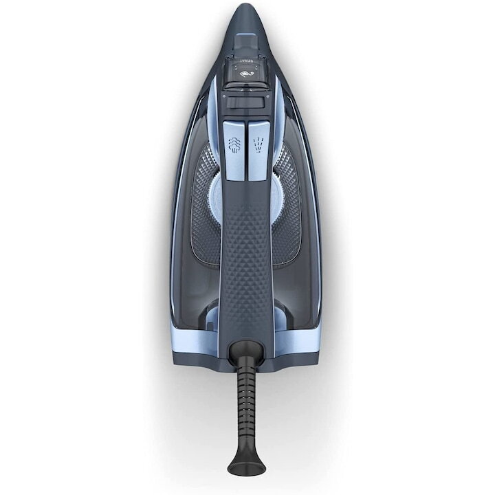 Fier de calcat cu aburi Rowenta Express Steam, 2500W, 160g/min, Albastru