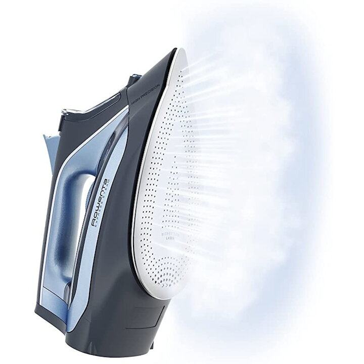 Fier de calcat cu aburi Rowenta Express Steam, 2500W, 160g/min, Albastru