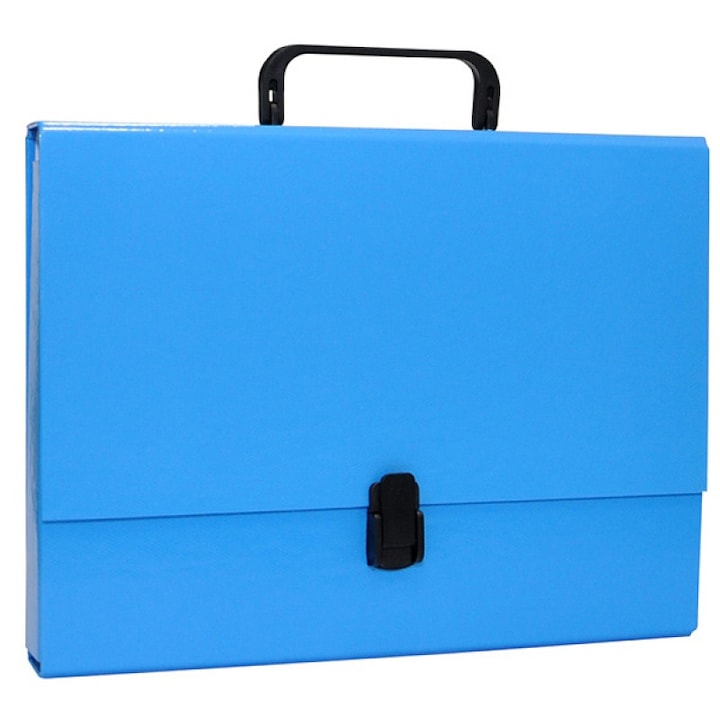 Чанта за документи Office Products, A4+, синя