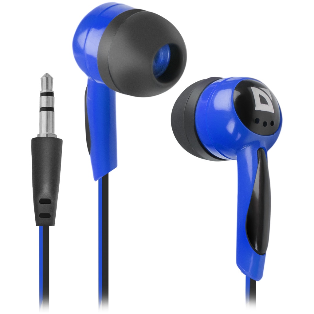 Casti audio Defender, Basic 604, Black/Blue