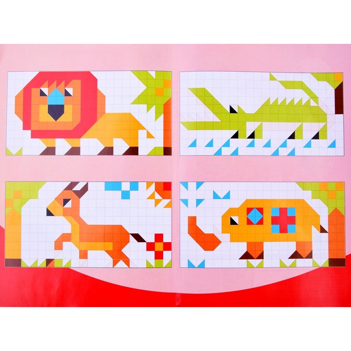 Set mozaic colorat, Ramiz, Multicolor