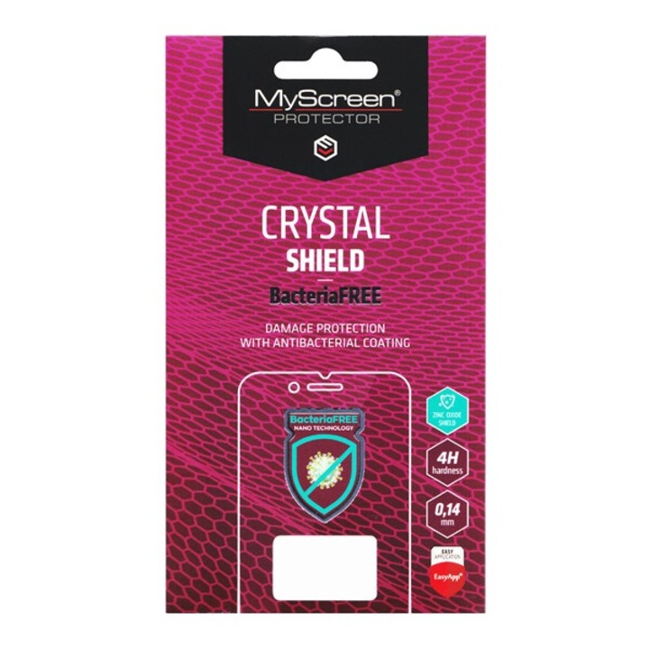 Myscreen crystal bacteriafree képernyővédő fólia, antibakteriális, 4h, nem íves, átlátszó, kompatibilis: Realme Note 50