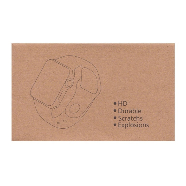 Apple Watch Series SE 44mm / Watch Series 6 44mm / Watch Series 5 44mm Kijelzővédő fólia (full screen, öntapadós pet, íves részre) átlátszó