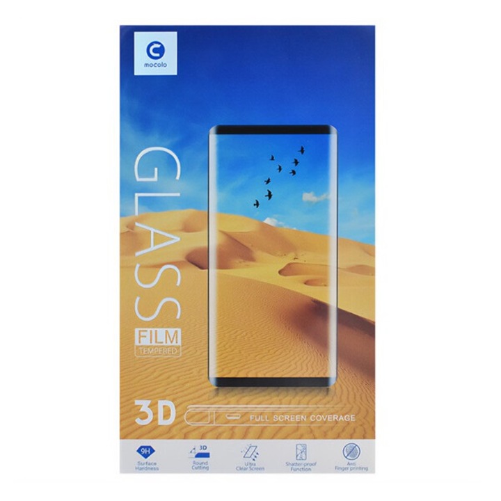 Mocolo képernyővédő üveg, 3d, full glue, 0.3mm, 9h, fekete, kompatibilis: Xiaomi Redmi 9 / Poco M3 / Redmi 9T