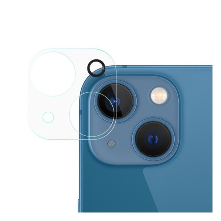Gigapack kameravédő üveg, 0.3mm, 9h, nem íves, átlátszó, kompatibilis: Apple iPhone 13 / iPhone 13 mini