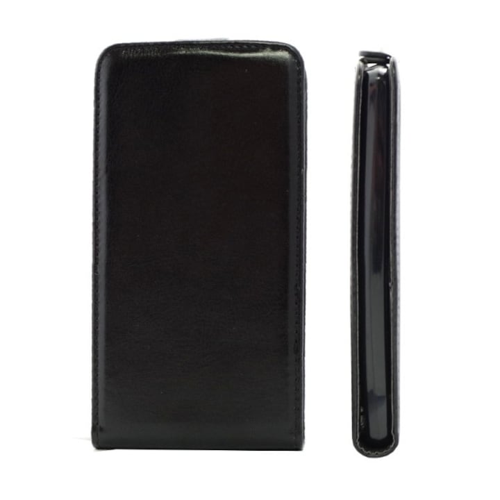 Калъф Asus Zenfone 2 ZE551ML, еко кожа, флекси, черен