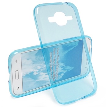 Husa Samsung Galaxy Core Prime G360, silicon, ultra slim, bleu Husa Samsung Galaxy Core Prime G360, silicon, ultra slim, bleu