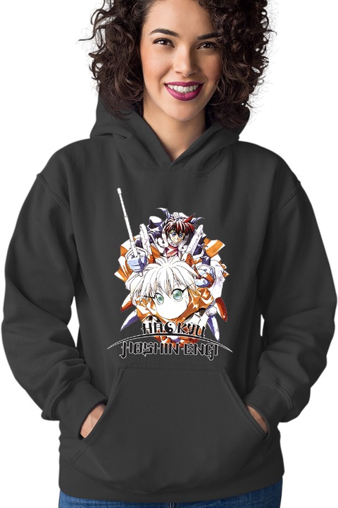 Hanorac dama Hoshin Engi Taikoubou Sibuxiang Supranatural Animekege, Negru