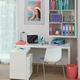 Caiet de birou Esselte Colour'Breeze, carton, reciclabil, A5, 80 coli, cu spira, matematica, corai