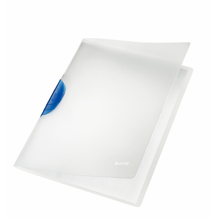 Папка с клипс Leitz Magic ColorClip, PP, A4, 30 листа, Син