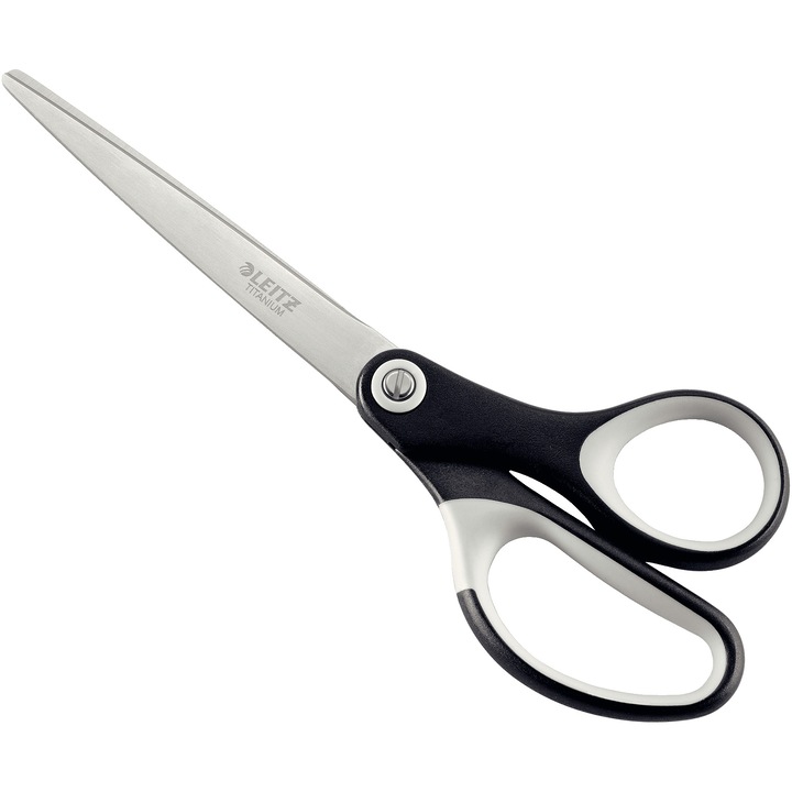 Ножица Leitz Titanium, 180 мм, Черен