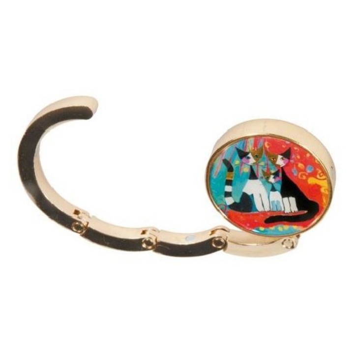 Táskatartó 4,5cm, fém, Rosina Wachtmeister: We want to be together