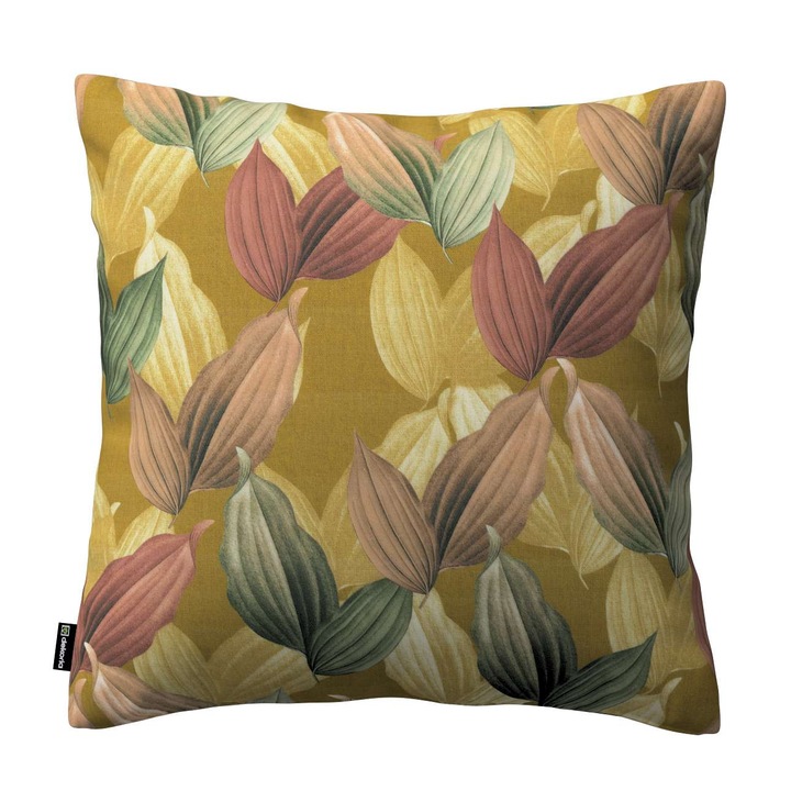 Калъфка за възглавница от полиестер, Kinga, 100-143-22, жълто/оранжево, 43 x 43 см