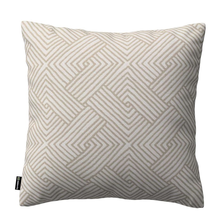 Калъфка за възглавница от полиестер, Kinga, 100-143-44, кафяво/бежово, 43 x 43 см