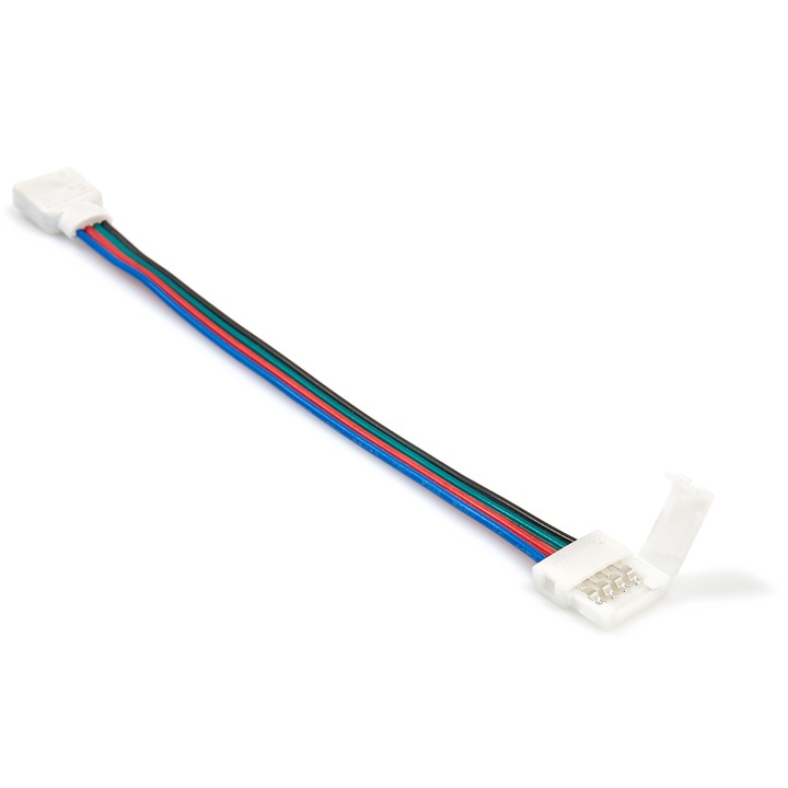 Conector pentru benzi LED Koloreno, 10mm, RGB, 12V/24V, 16cm, Cn 18, Multicolor