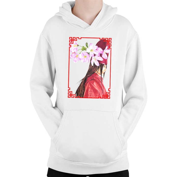 Hanorac copii Hikaru no Go Fujiwara no Sai Master of Go Kimono Japan, Alb