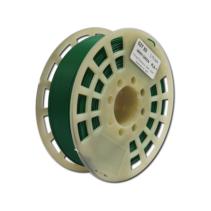 Filament 1.75mm PLA+ bobina 1kg culoare verde inchis