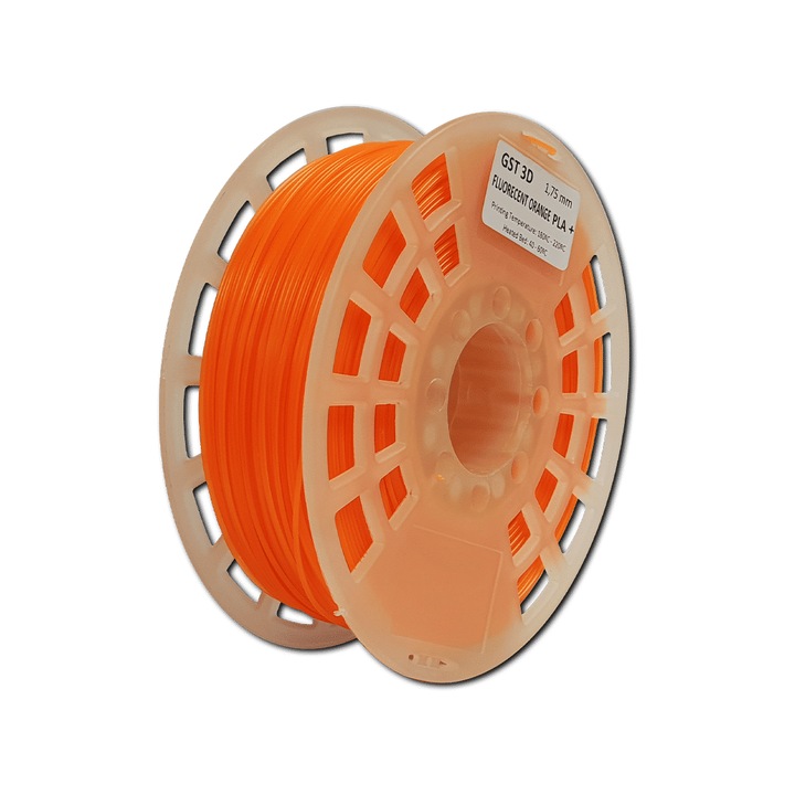 Filament PLA+ 1.75mm bobina 1kg - Portocaliu Fluorescent