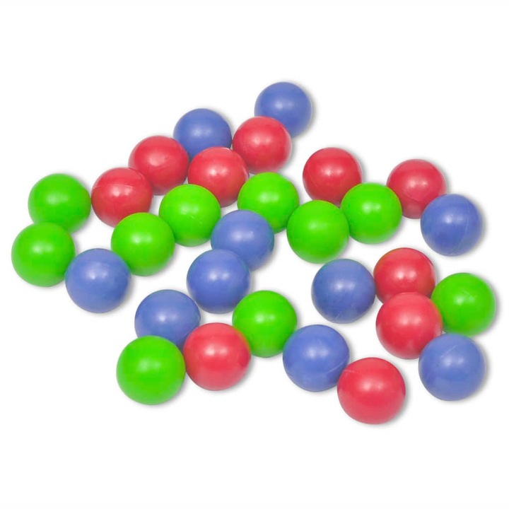 Set 112 joc pista cu bile vidaXL, Plastic, 42 x 30 x 61 cm