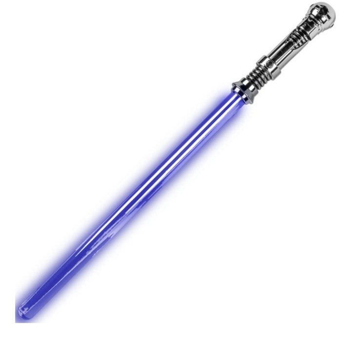 Sabie cu lumina, albastru, 68 cm