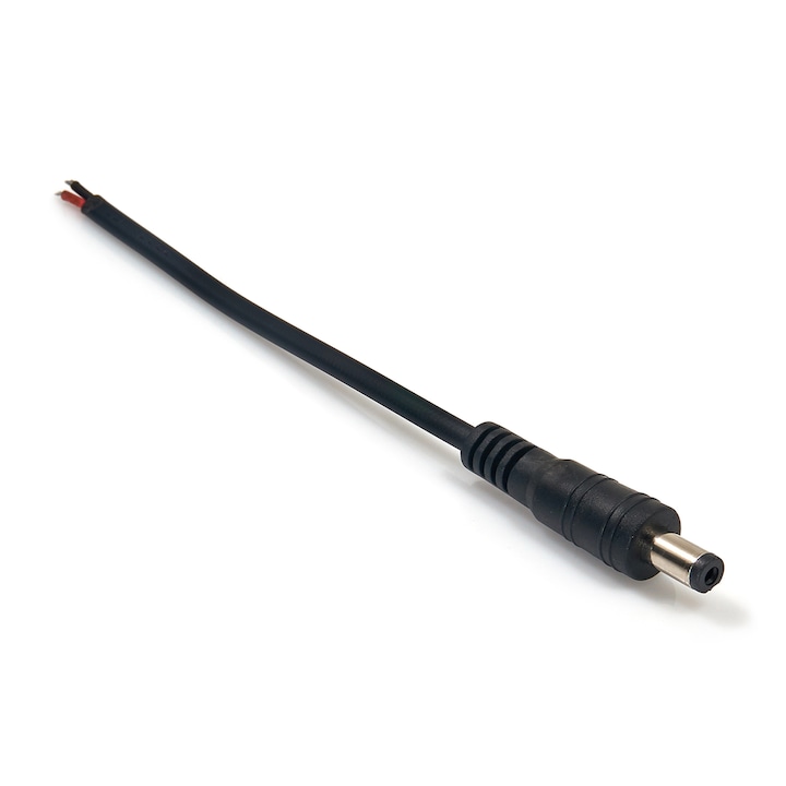 Конектор Koloreno, За LED ленти, 12V/24V, 15см, Черен