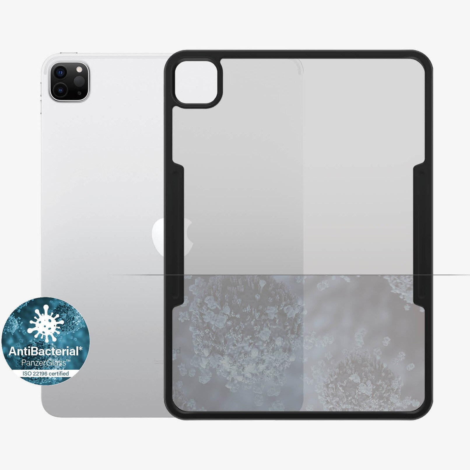 Husa de protectie PanzerGlass pentru Apple iPad 11″ (2018/2020/2021), Transparenta
