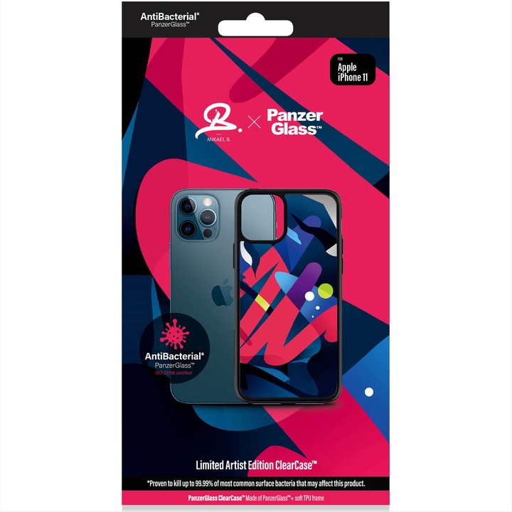 Husa de protectie PanzerGlass pentru Apple iPhone 11, artist Mikael B, Colorata