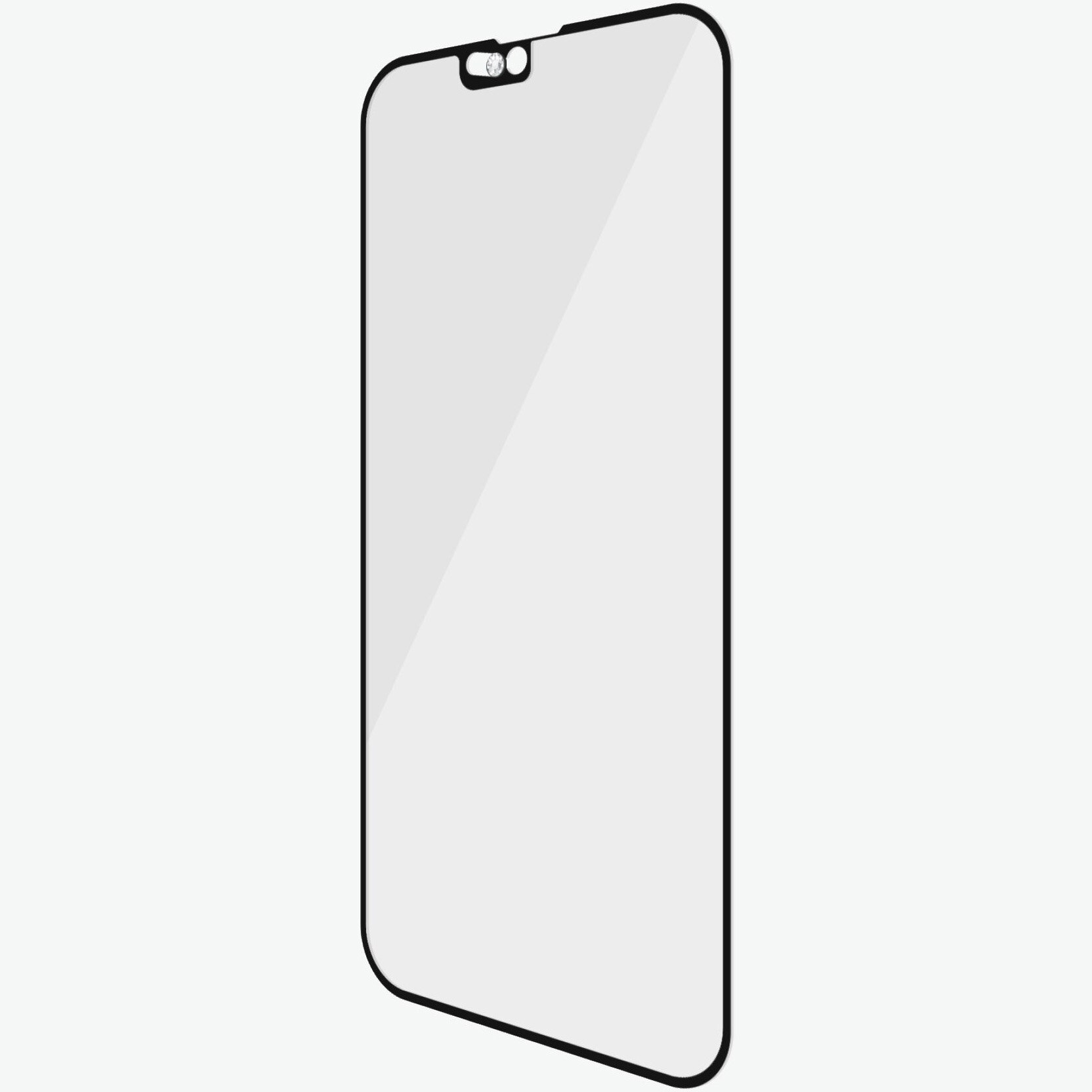 Folie de protectie PanzerGlass cu cristale din Swarovski pentru Apple iPhone 13/13 Pro, Transparenta / Rama Neagra