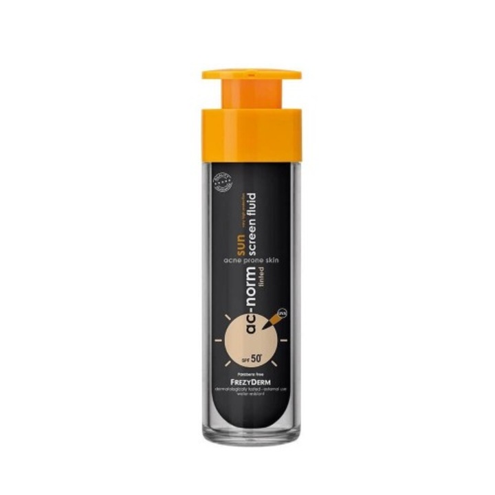 Слънцезащитен крем, Frezyderm Αc-Norm Sun Screen, за мазна кожа, цветен, SPF50+ 50ml