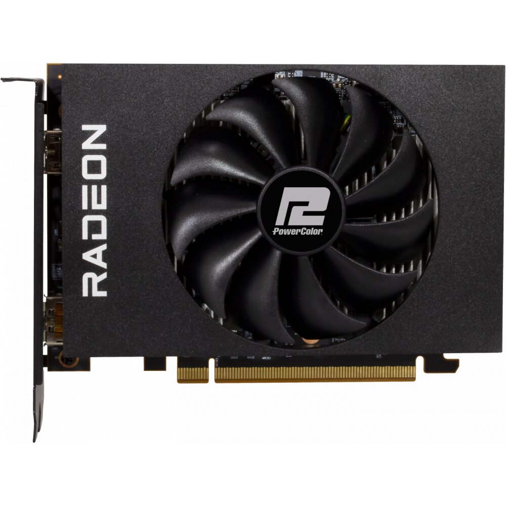 Placa video PowerColor AMD Radeon RX 6400 ITX, 4GB, GDDR6 - eMAG.ro