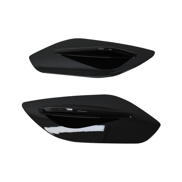 Комплект от 2 странични удължения на спойлера на задното крило, съвместими с Mercedes A-Class W176 2012-2018 W177 2018-Up GLA SUV X156 2014-2019) H247 (2020-Up Glossy Black)