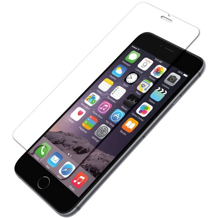Стъклен протектор Delphi, за iPhone 6 Plus, 0.4 mm, Прозрачен - 52052