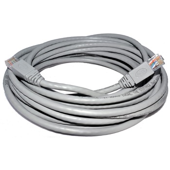 Cablu retea DeTech, 30M, UTP cat 5e, gri, mufat 2 x rj45 Cablu retea DeTech, 30M, UTP cat 5e, gri, mufat 2 x rj45