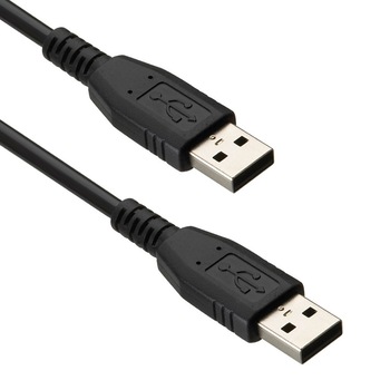 Cablu date USB 2.0 tata-tata, 3m, negru Cablu date USB 2.0 tata-tata, 3m, negru