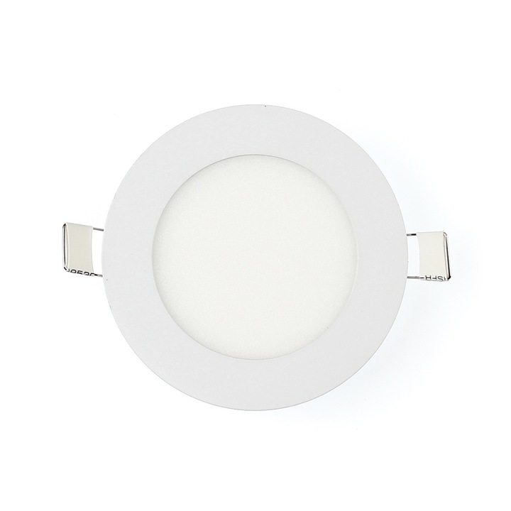 LED спот Koloreno Classic, За вграждане, Пластмаса/Метал, Бял, 6W, Неутрална светлина, 4500K, IP20