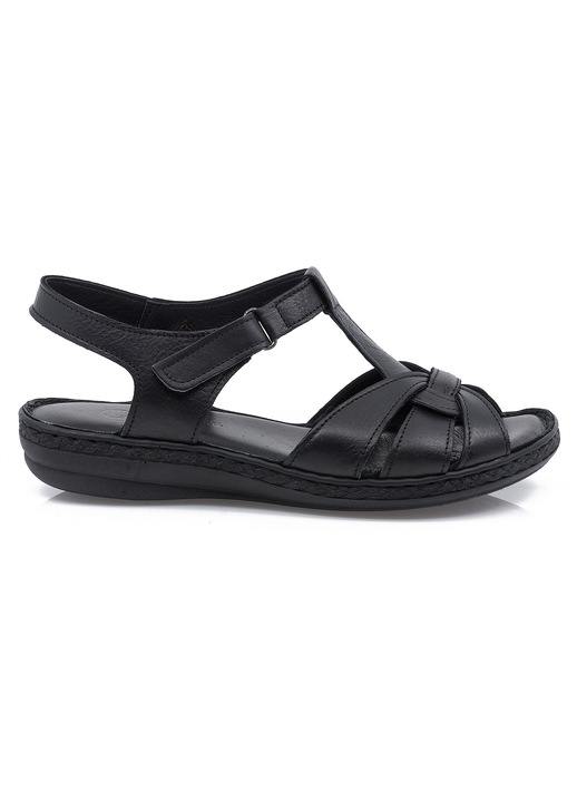Sandale dama, Caspian, Cas-1244, casual, Negru