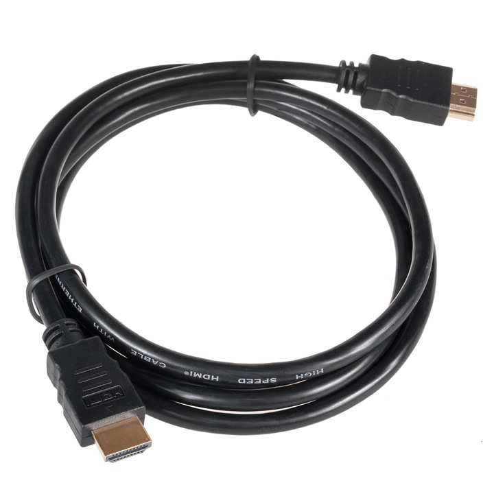 Cablu HDMI-HDMI, v1.4, 1.8 m, Maclean MCTV-524, negru