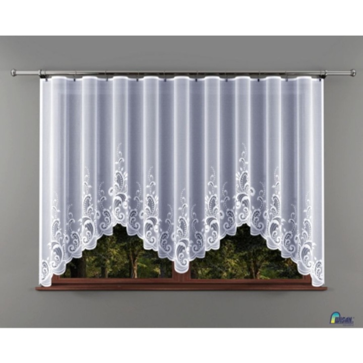 Perdea, Donata, 300x150 cm, Alb