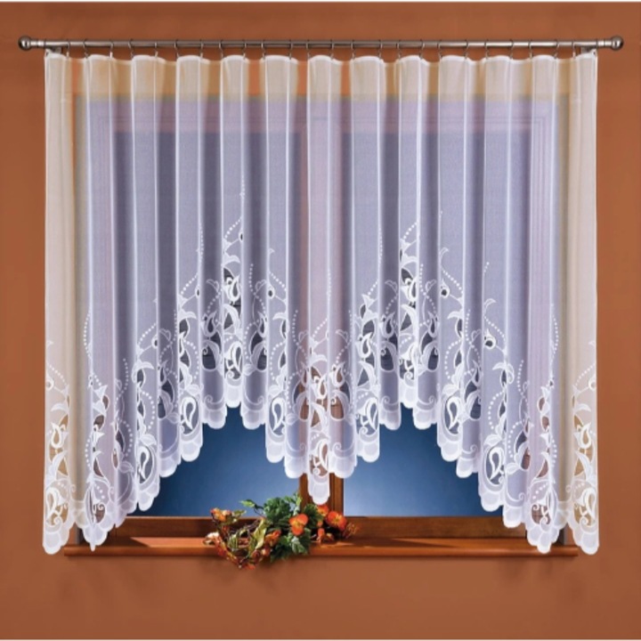 Perdea, Justi, 400x170 cm, Alb