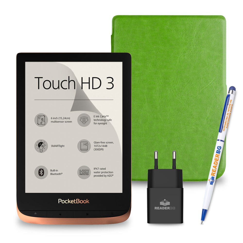 Комплект четец Pocketbook Touch HD 3