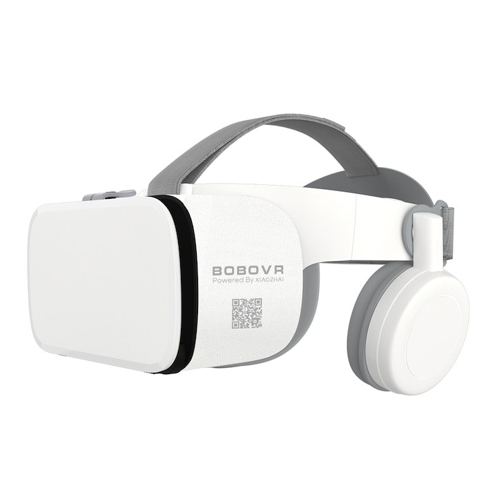 Комплект BOBOVR Очила VR Z6, Bluetooth, 4.2, Бял
